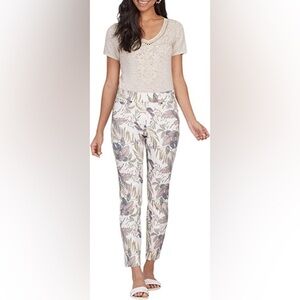 Tribal Audrey Mid Rise Ankle Jeans 10